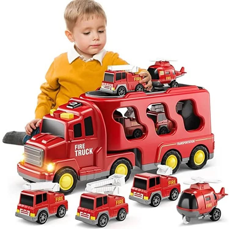 MetroMover City Transporter Toy With Light And Sound Storage, Includes Cars, Ages 3 And Up
