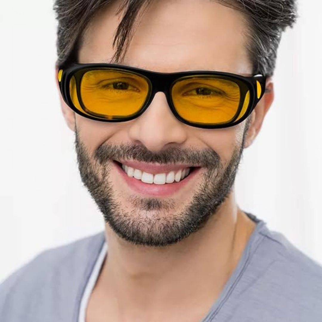 NoctiView Night Glasses With HD Lenses And Glare Protection For Safe Night Driving