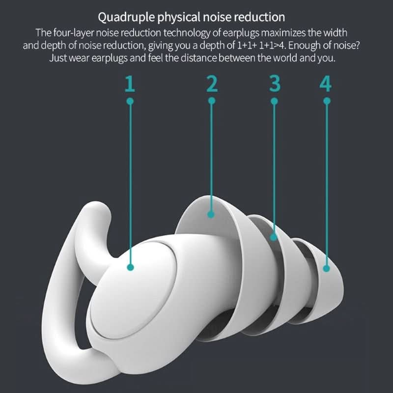 Tapones de silicona suave LumaSleep para reducción de ruido y mejor sueño