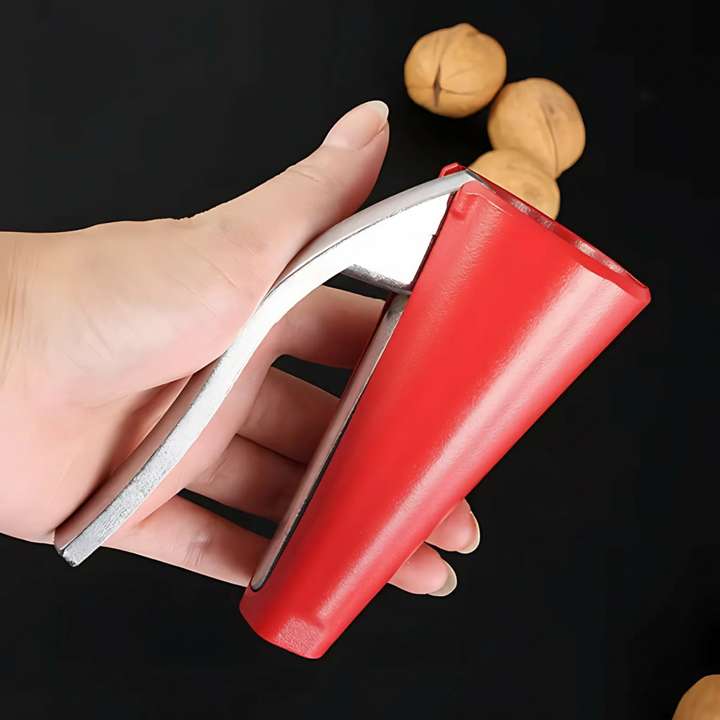 Nutcracker With Aluminum Body And Easy Lever Shell Opener