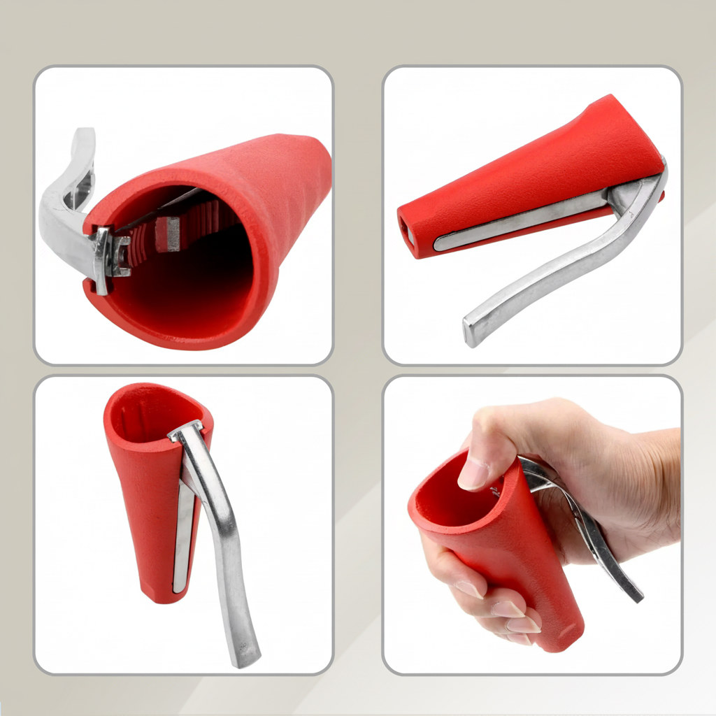 Nutcracker With Aluminum Body And Easy Lever Shell Opener