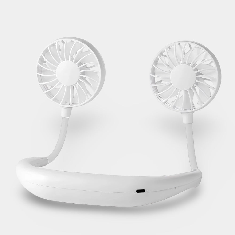 Rechargeable Neck Fan With Hands-Free Portable Cooling