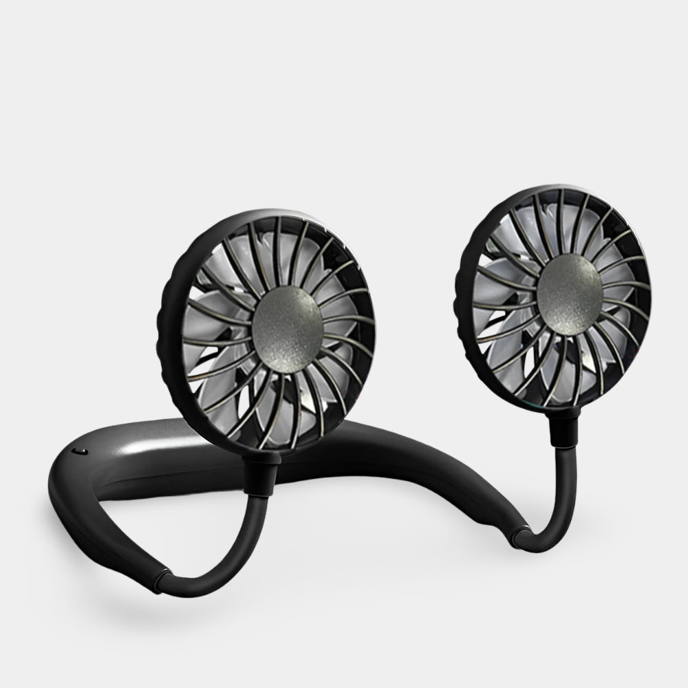 Rechargeable Neck Fan With Hands-Free Portable Cooling