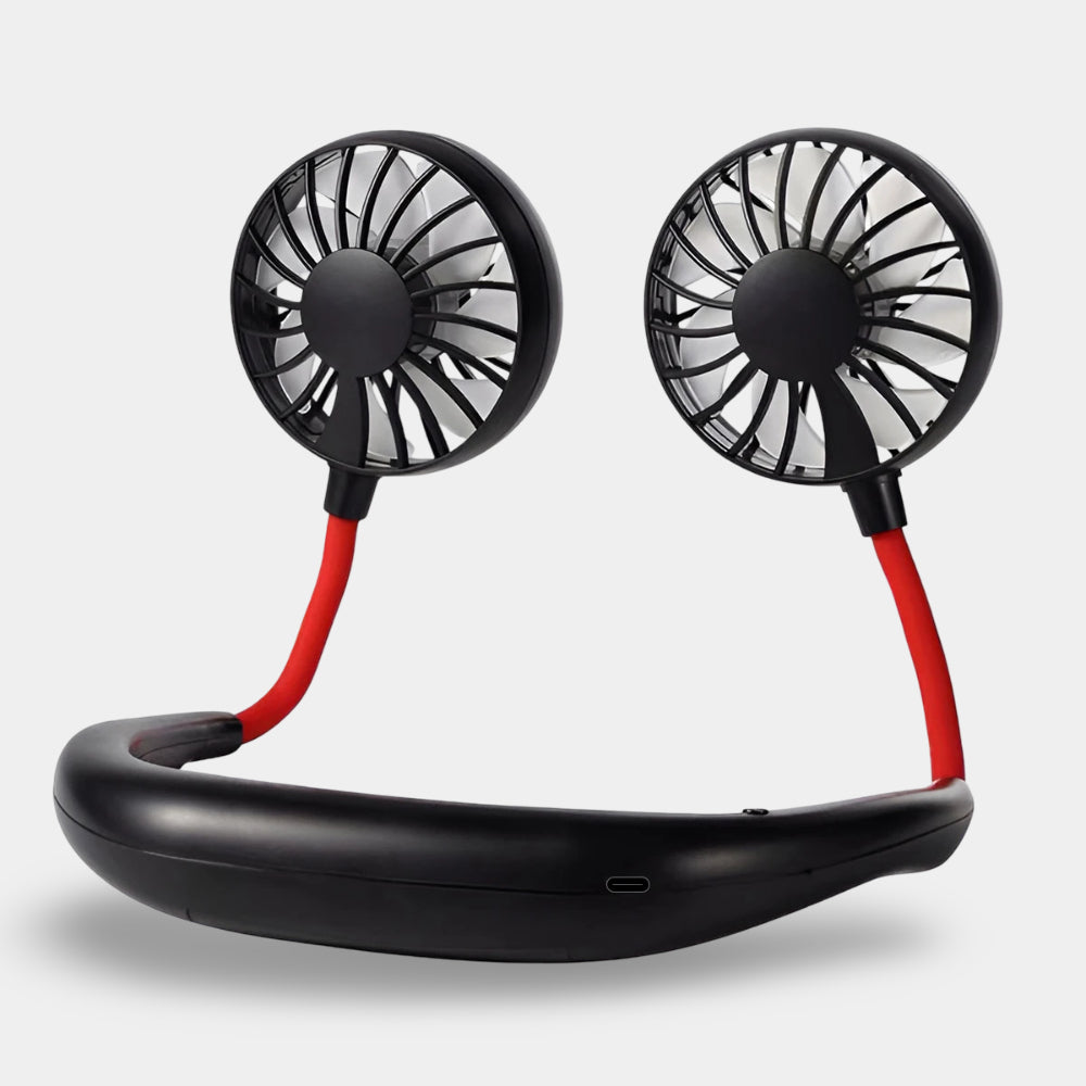 Rechargeable Neck Fan With Hands-Free Portable Cooling