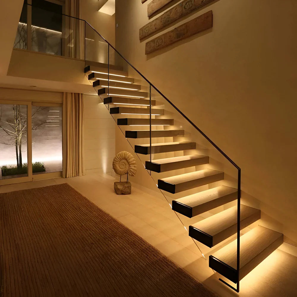 LED noční světelný pásek s pohybovým senzorem pro ložnici a schody