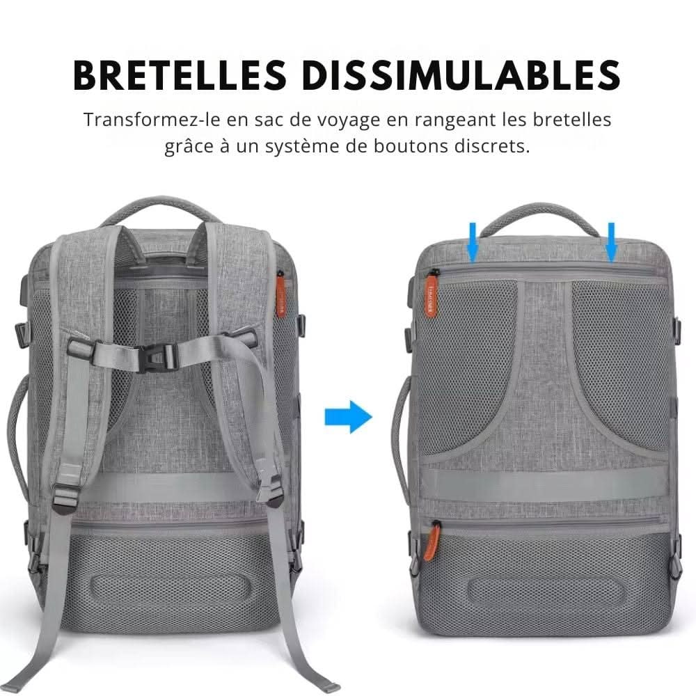 TrailNova Pack Cabin Rucksack mit Schuhfach und USB-Anschluss