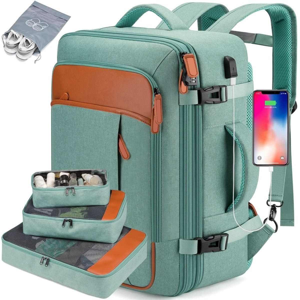 TrailNova Pack Cabin Rucksack mit Schuhfach und USB-Anschluss