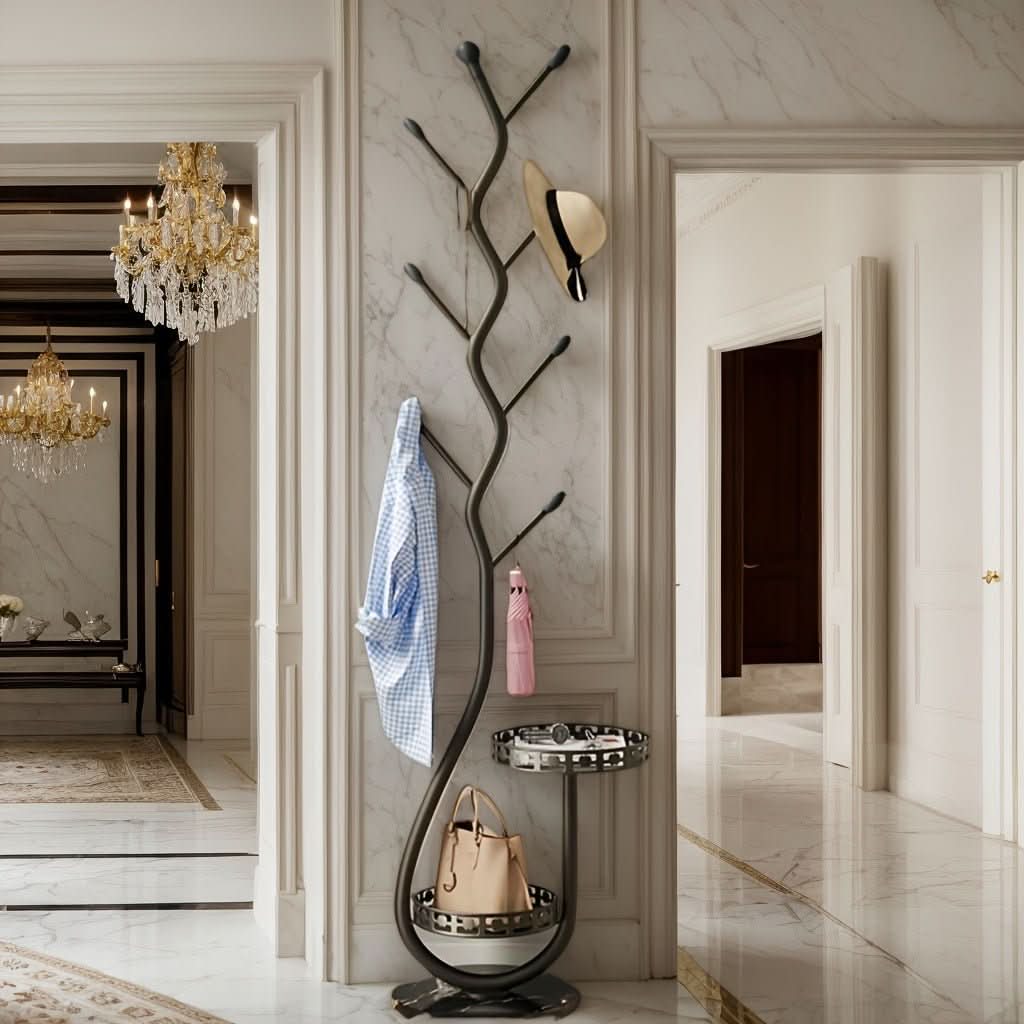 Nordic IronRack Wieszak na Płaszcz do Nowoczesnych Przestrzeni i Pomieszczeń Mieszkalnych