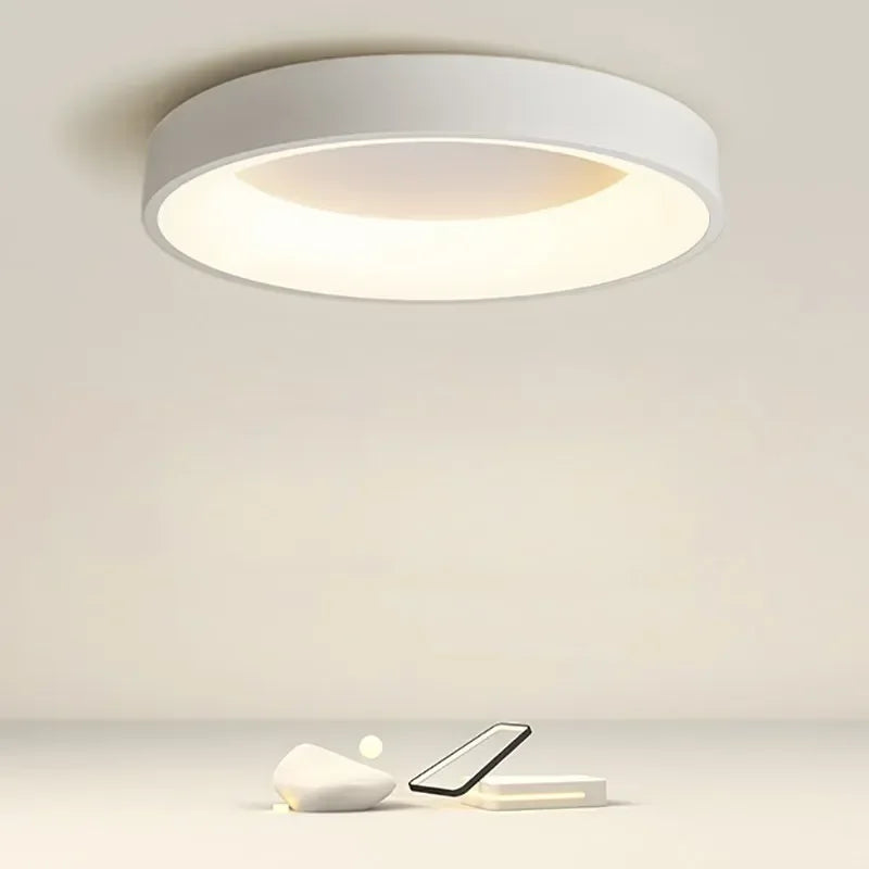 Aeris Nordic Round LED Ceiling Light For Warm Ambient Lighting
