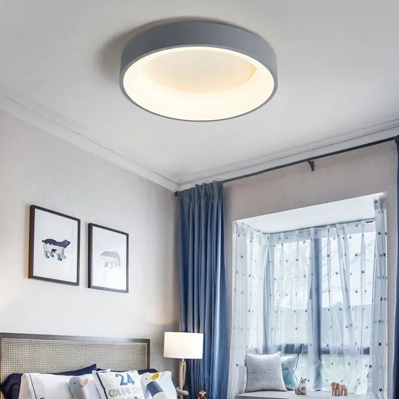 Aeris Nordic Round LED Ceiling Light For Warm Ambient Lighting