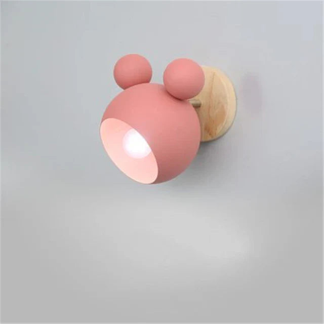 ToonGlow Inspired By Mickey Mouse Kid Room Wall Light