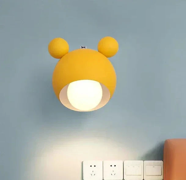 ToonGlow Inspired By Mickey Mouse Kid Room Wall Light