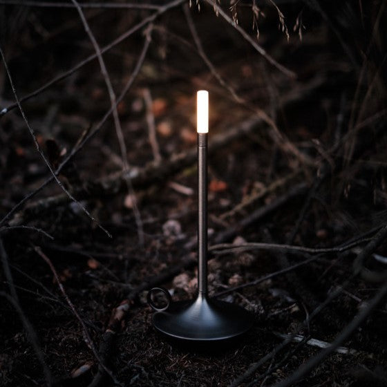 Graceful Curves Define LumenAstra Candlestick Lamp For Timeless Charm