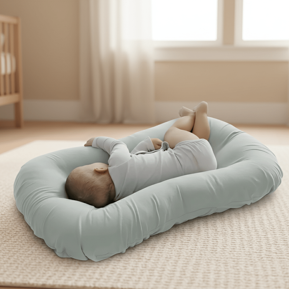 LumaNest Orthopedic Baby Memory Foam Pillow for Healthy Sleep and Gentle Head Support