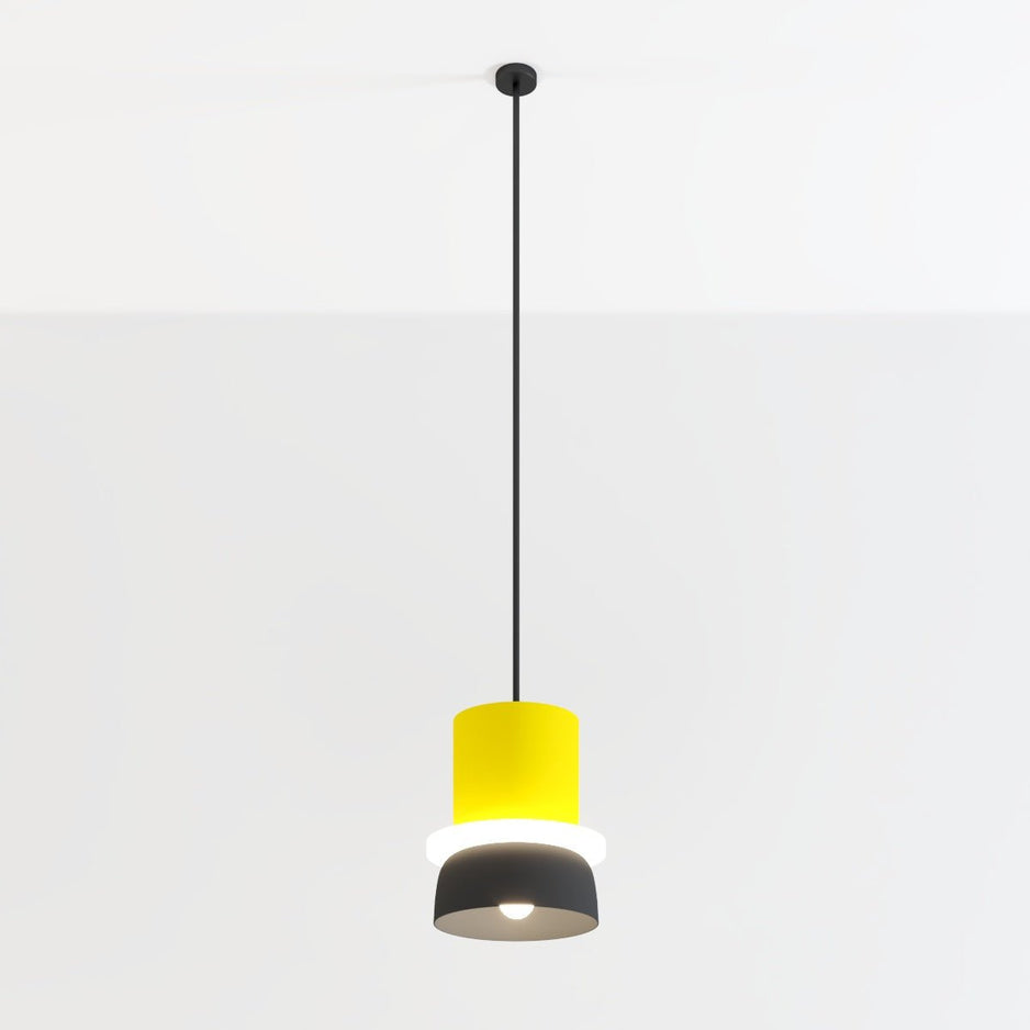 NovaLume Bunte Matte Pendelleuchte für Helle Räume