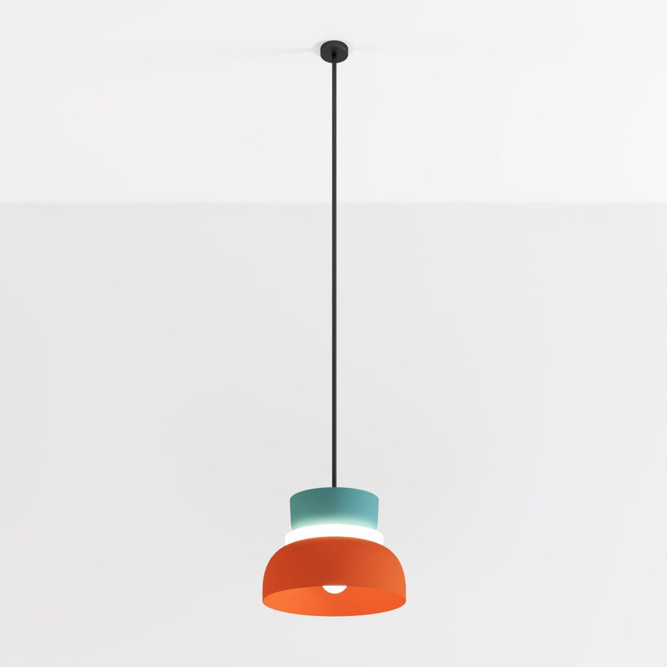 NovaLume Bunte Matte Pendelleuchte für Helle Räume