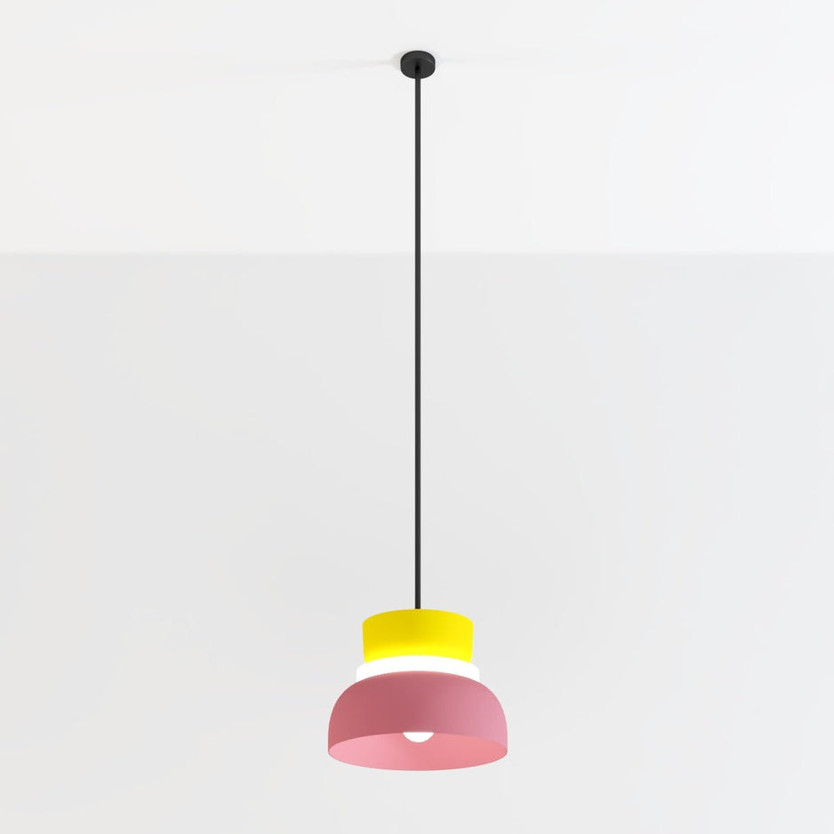 NovaLume Bunte Matte Pendelleuchte für Helle Räume