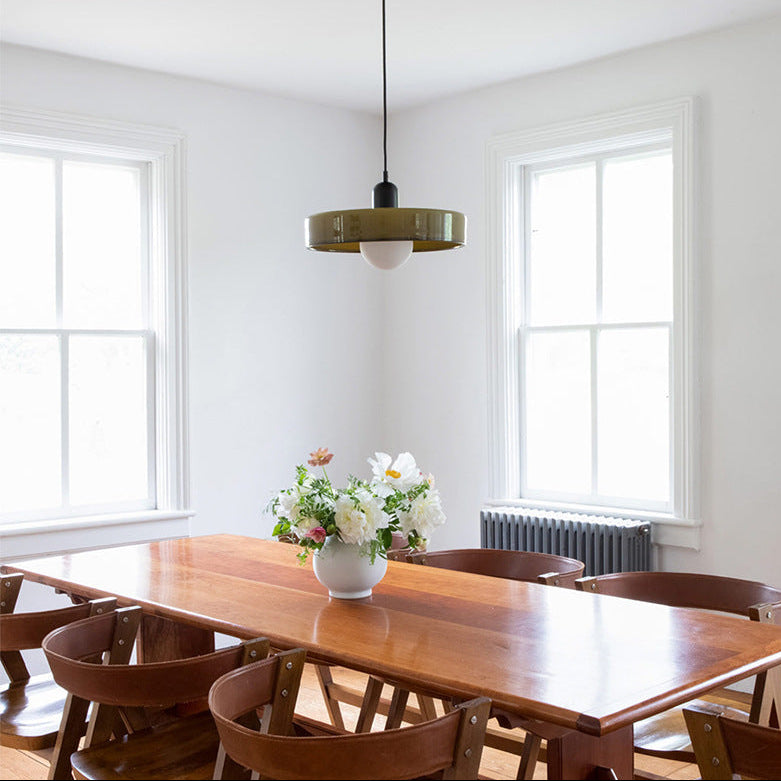 Coloured Glass Pendant Light In Bauhaus Style For Modern Interiors | Rosalyssa