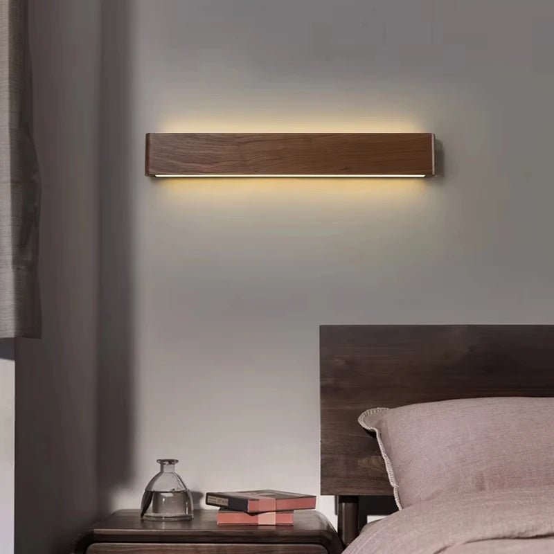 ArborLum Moderne Houten Wandlamp Met Drie Kleurenstanden