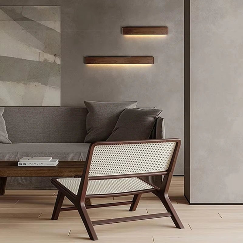 ArborLum Moderne Houten Wandlamp Met Drie Kleurenstanden