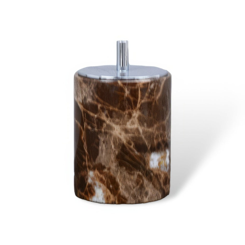 Aurea Bath Essentials With Dark Marble Accents For Elegant Spaces
