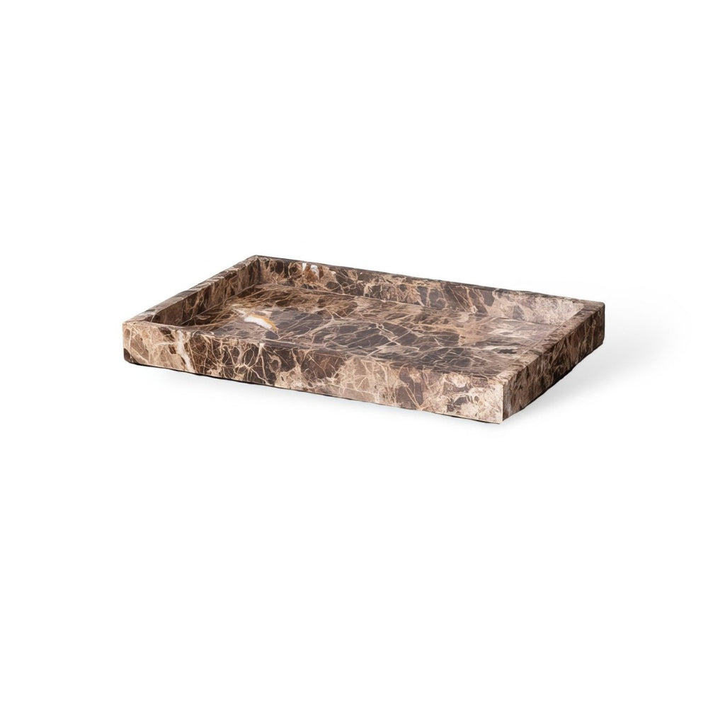 Aurea Bath Essentials With Dark Marble Accents For Elegant Spaces