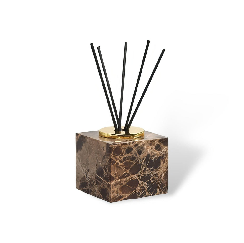 Aurea Bath Essentials With Dark Marble Accents For Elegant Spaces