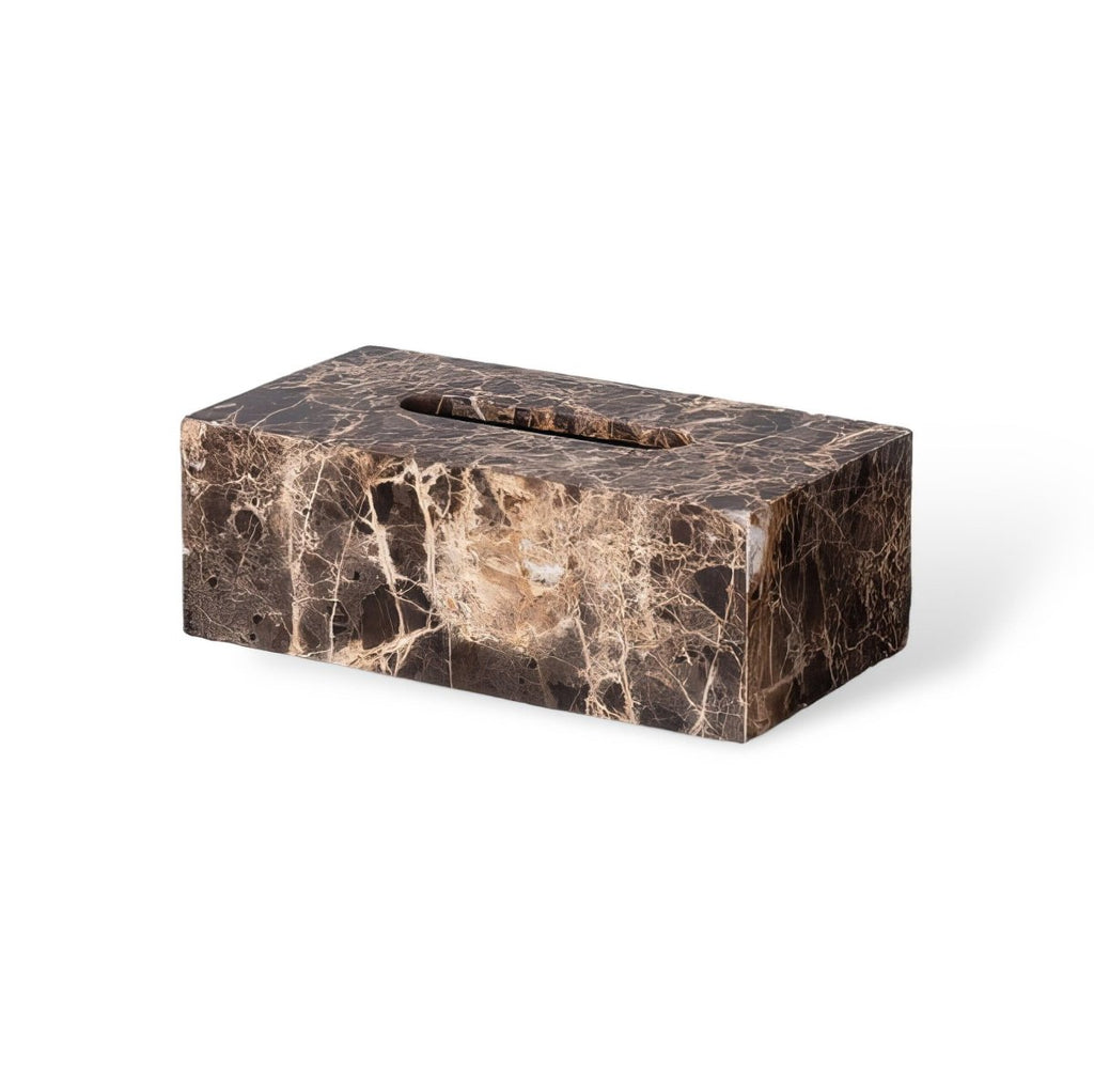Aurea Bath Essentials With Dark Marble Accents For Elegant Spaces
