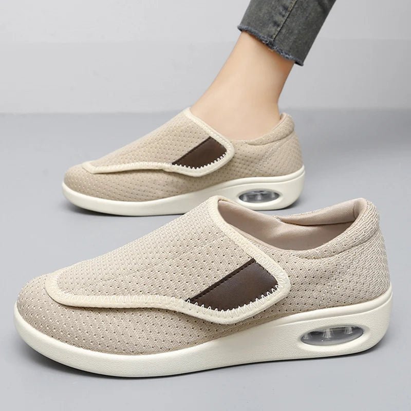 ApexStride Diabeticzne Buty Do Chodzenia Dla Szerokich Stóp Z Regulowanym Wsparciem Ortopedycznym