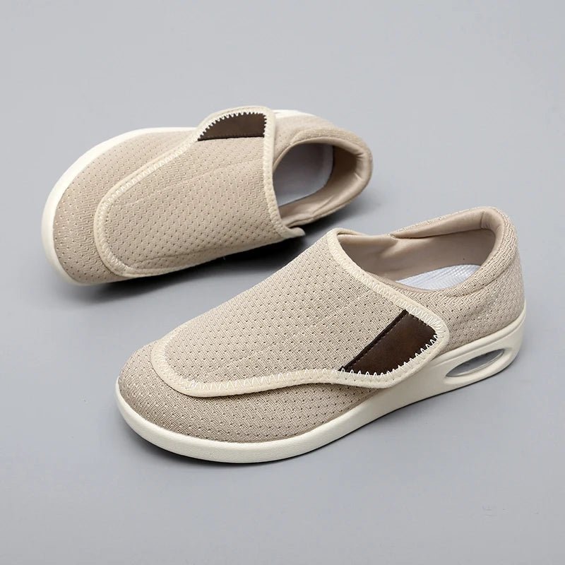 ApexStride Diabeticzne Buty Do Chodzenia Dla Szerokich Stóp Z Regulowanym Wsparciem Ortopedycznym