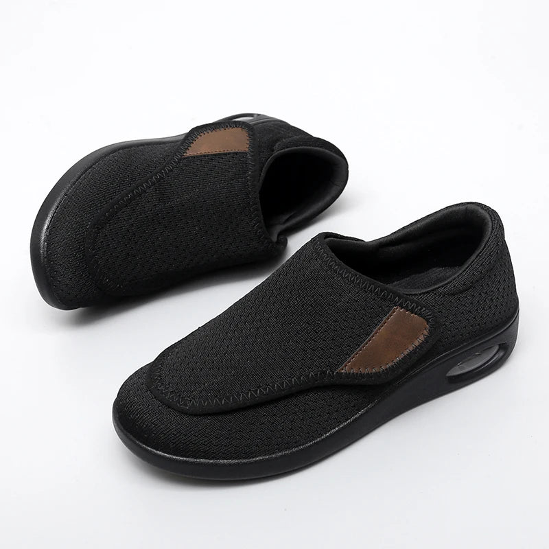 ApexStride Diabeticzne Buty Do Chodzenia Dla Szerokich Stóp Z Regulowanym Wsparciem Ortopedycznym