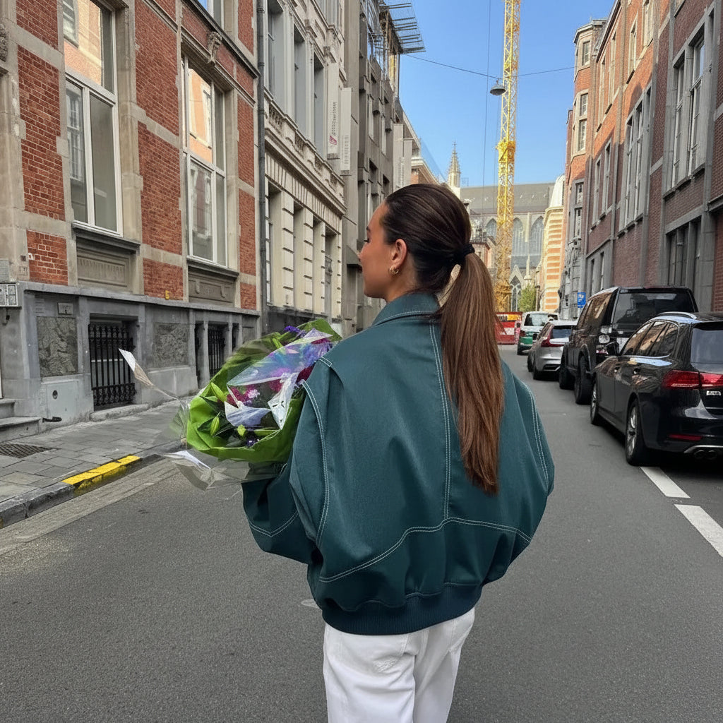 Oversized Women's Jacket For Everyday Casual Outerwear