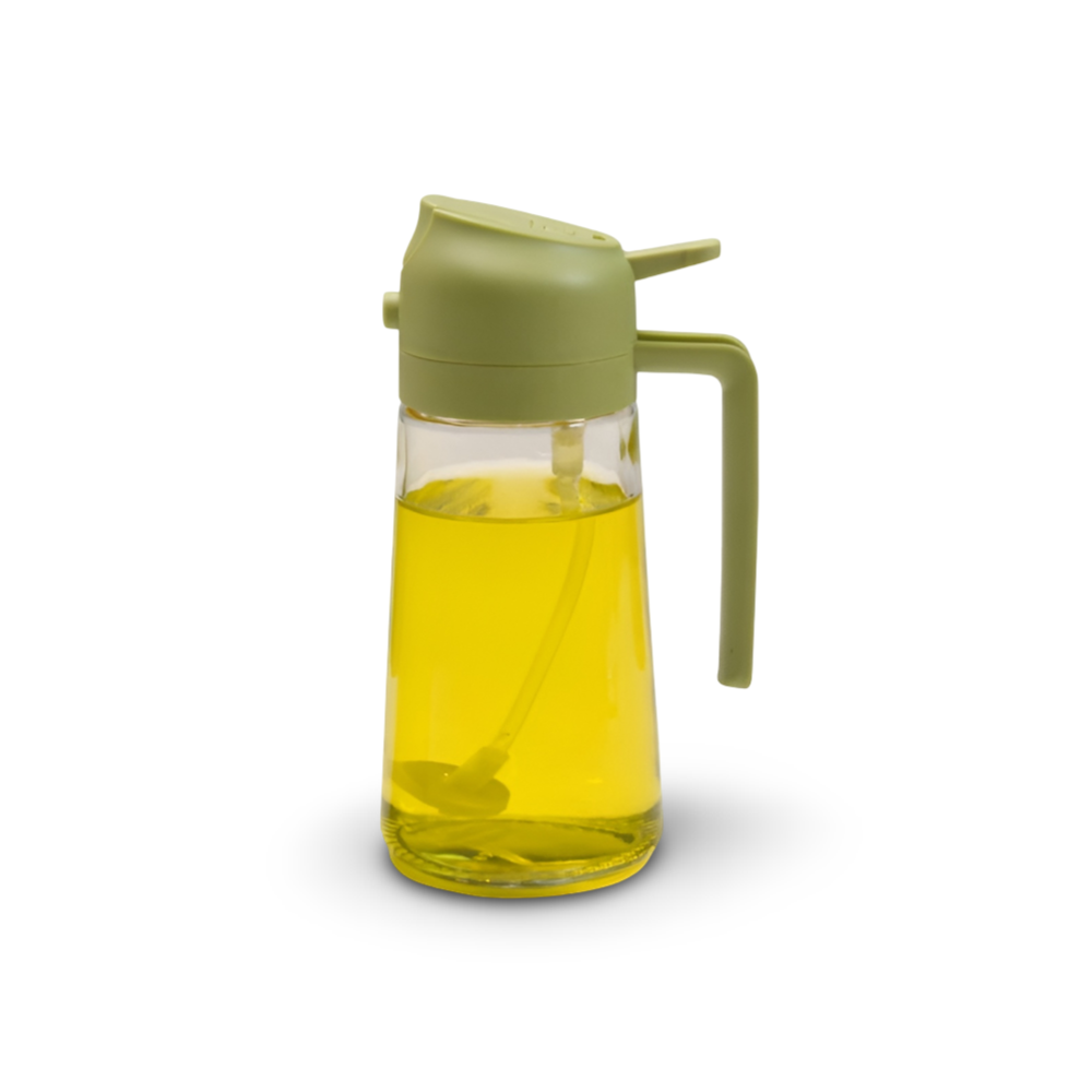 Glass Oil Dispenser And Sprayer For Kitchen, Refillable Spray Bottle