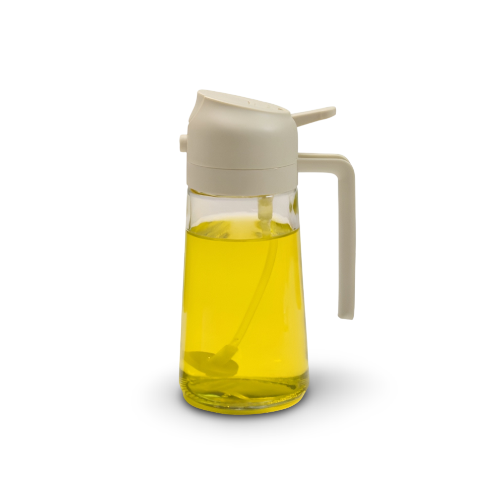 Glass Oil Dispenser And Sprayer For Kitchen, Refillable Spray Bottle