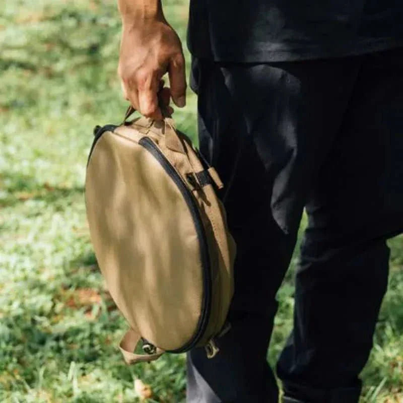 TrailNest hopfällbar campingkorg med oxfordtyg och 20 liters kapacitet, PVC-foder