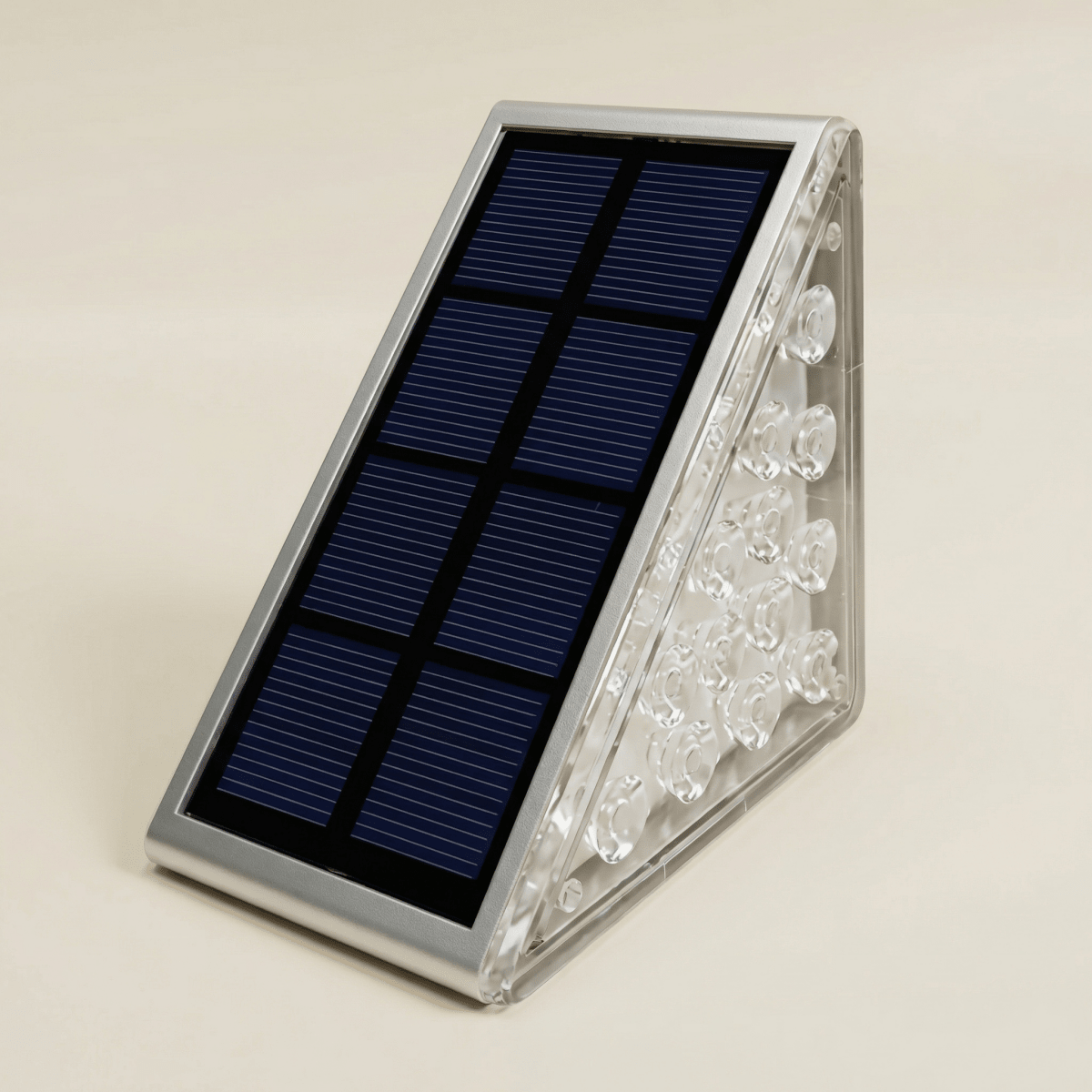 Solarbetriebene LED-Außenstufenleuchte für sichere Beleuchtung | Rosalyssa