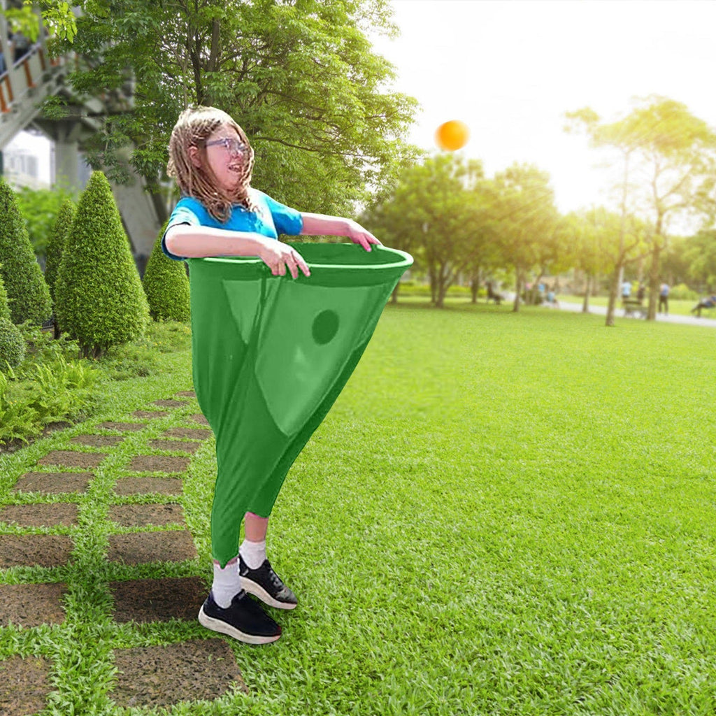 Family Outdoor Catching Ball Game For Active Play In Backyard