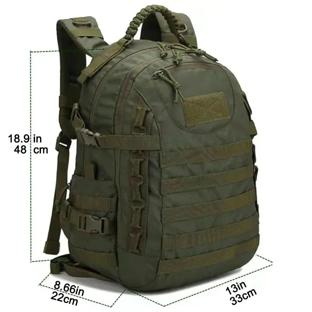TrailGuard Tactical Backpack - Waterproof Outdoor Pack For Hunting And Camping