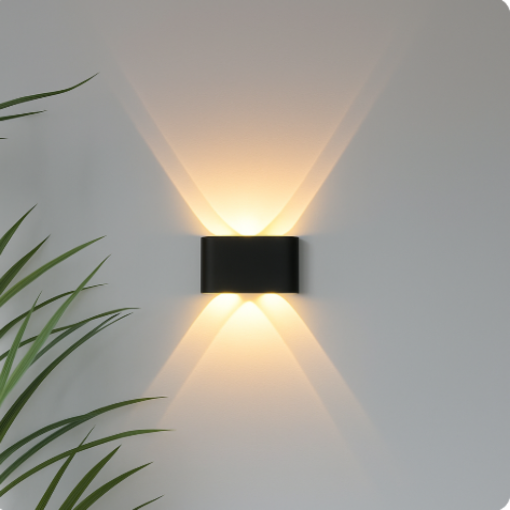 مصباح جداري LED خارجي لإضاءة تزيينية عصرية للمنزل