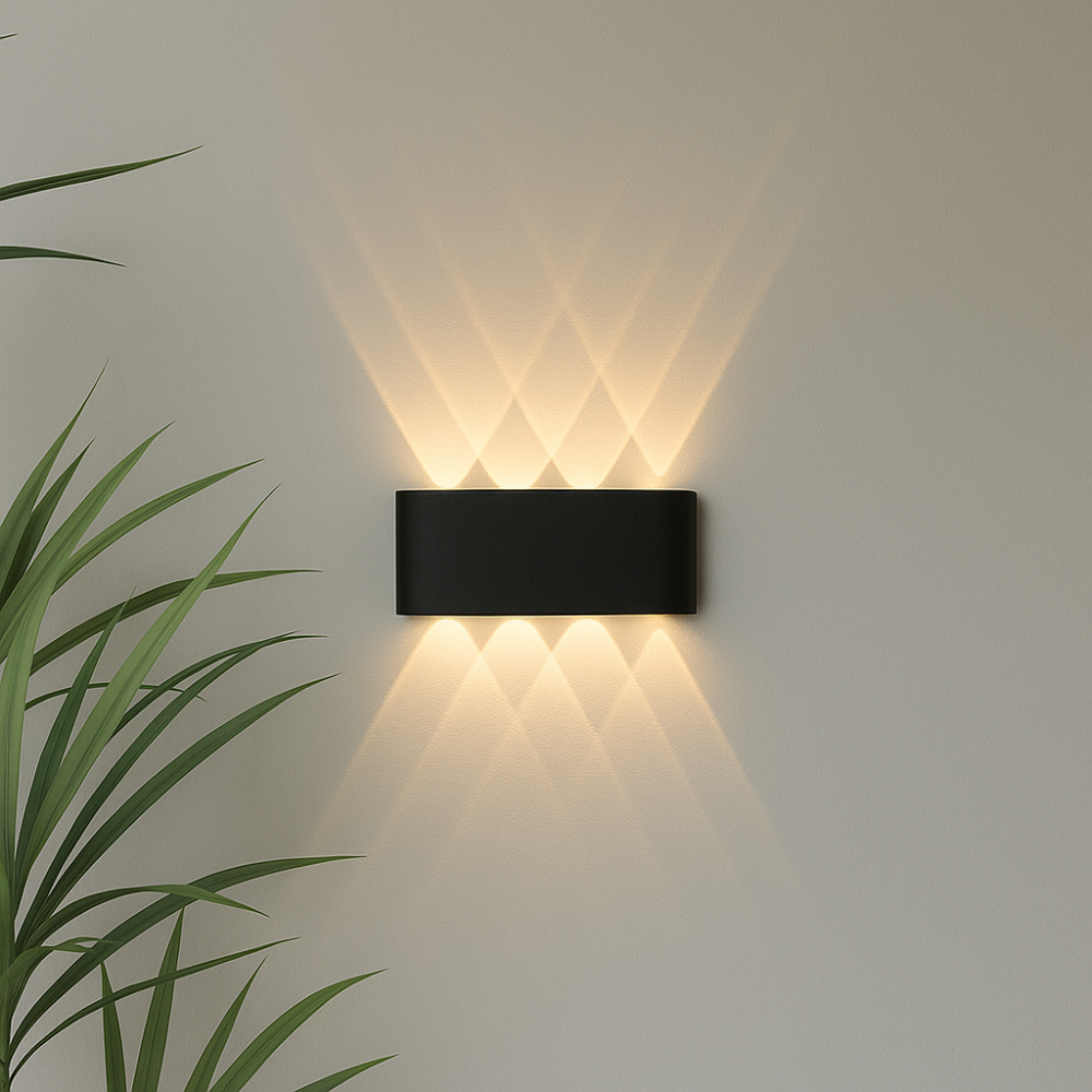 مصباح جداري LED خارجي لإضاءة تزيينية عصرية للمنزل