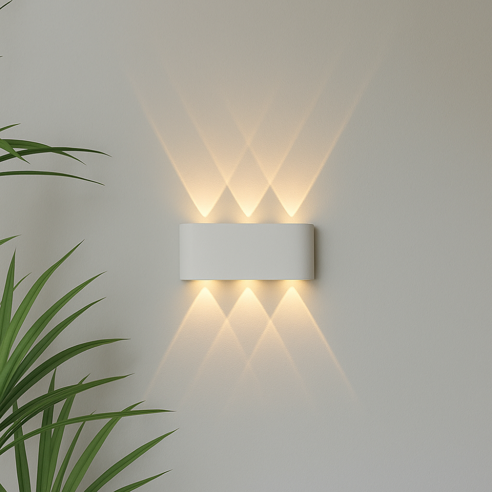 مصباح جداري LED خارجي لإضاءة تزيينية عصرية للمنزل