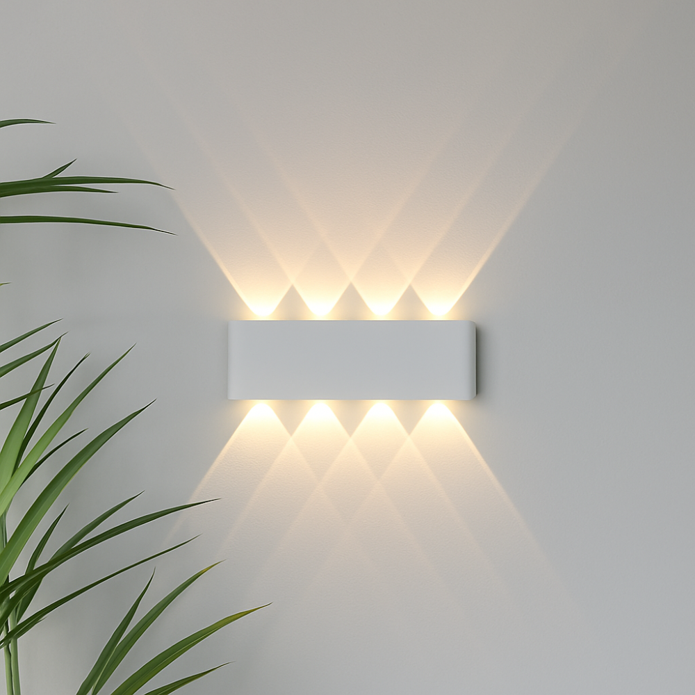 مصباح جداري LED خارجي لإضاءة تزيينية عصرية للمنزل