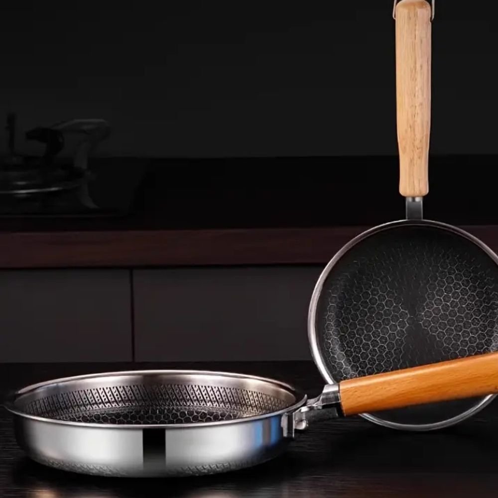 NovaGrip Nonstick Stainless Steel Pan For Comfortable Handling
