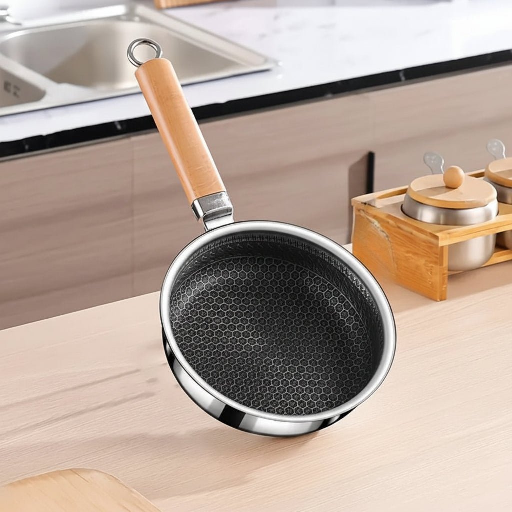 NovaGrip Nonstick Stainless Steel Pan For Comfortable Handling