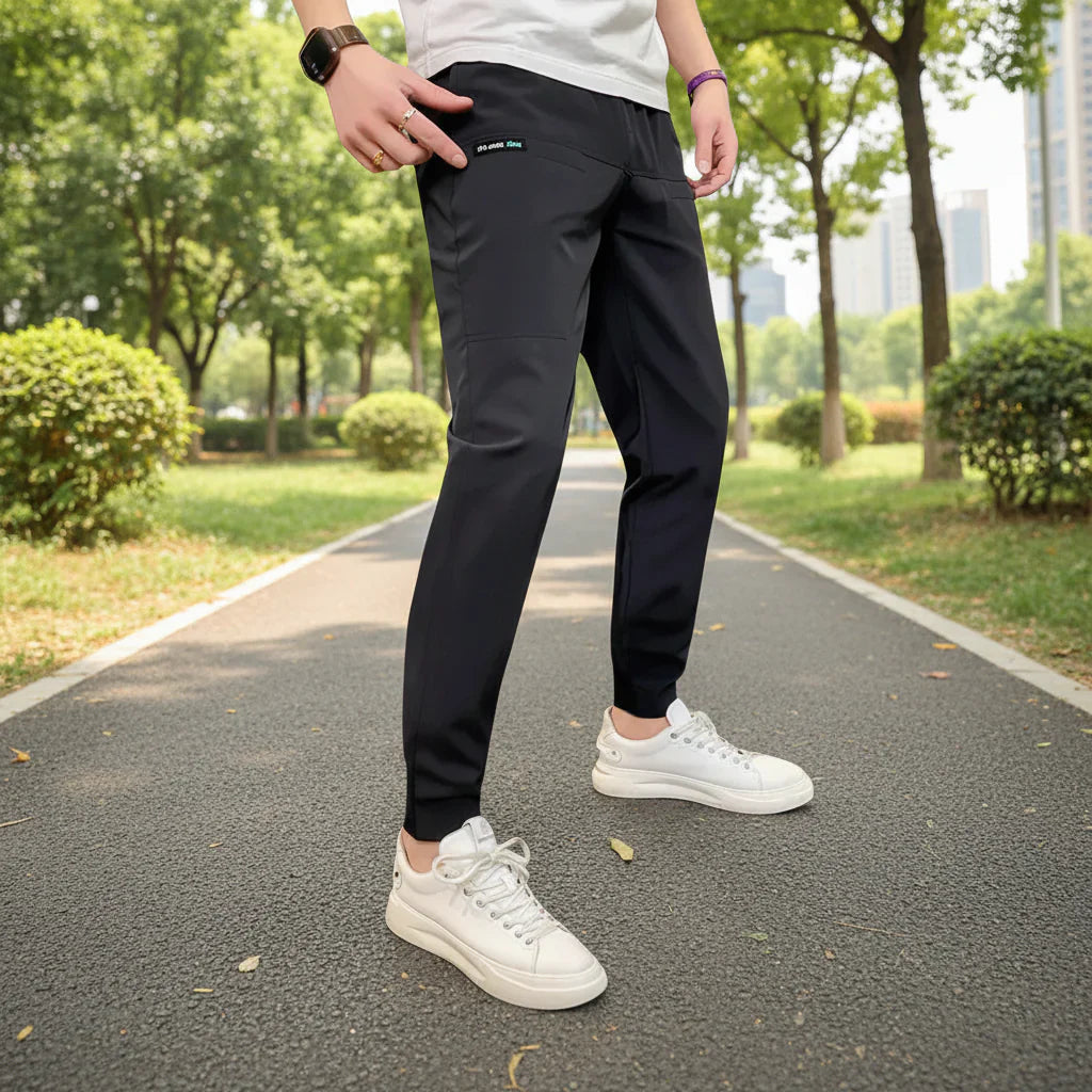Pánské slim fit cargo kalhoty s více kapsami a strečem