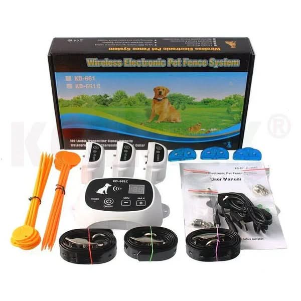 PawGuard Wireless Pet Fence With Sound And Vibration Warnings