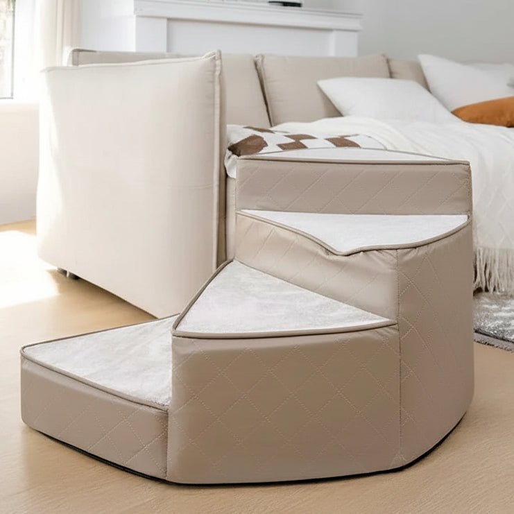 LuxeStep Liukumaton 3-portainen Keinonahkainen Sisäportaat