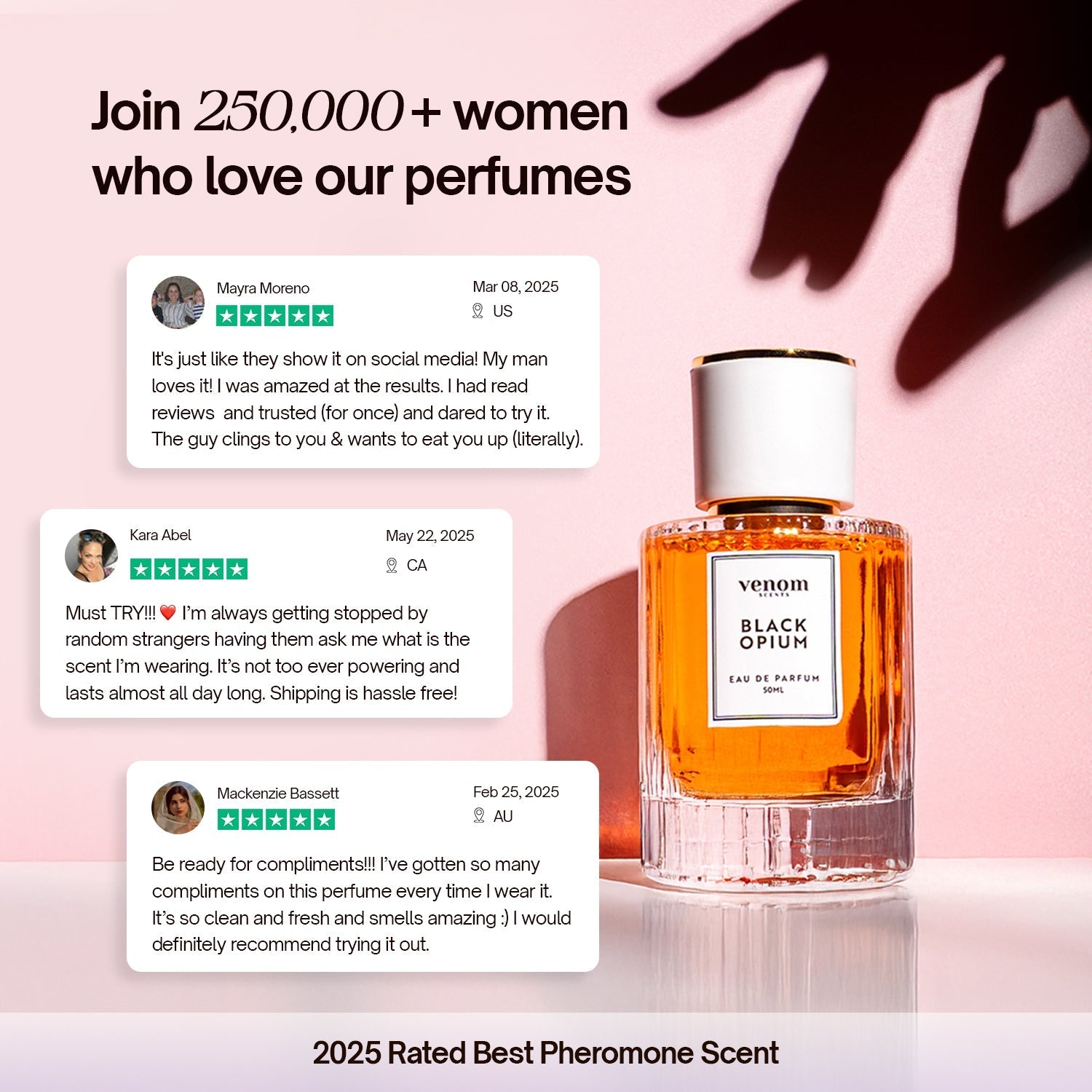 Langtidsholdende kvindeferomonparfume