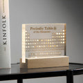 Akryl LED-borddisplay til grundstoffer i det periodiske system