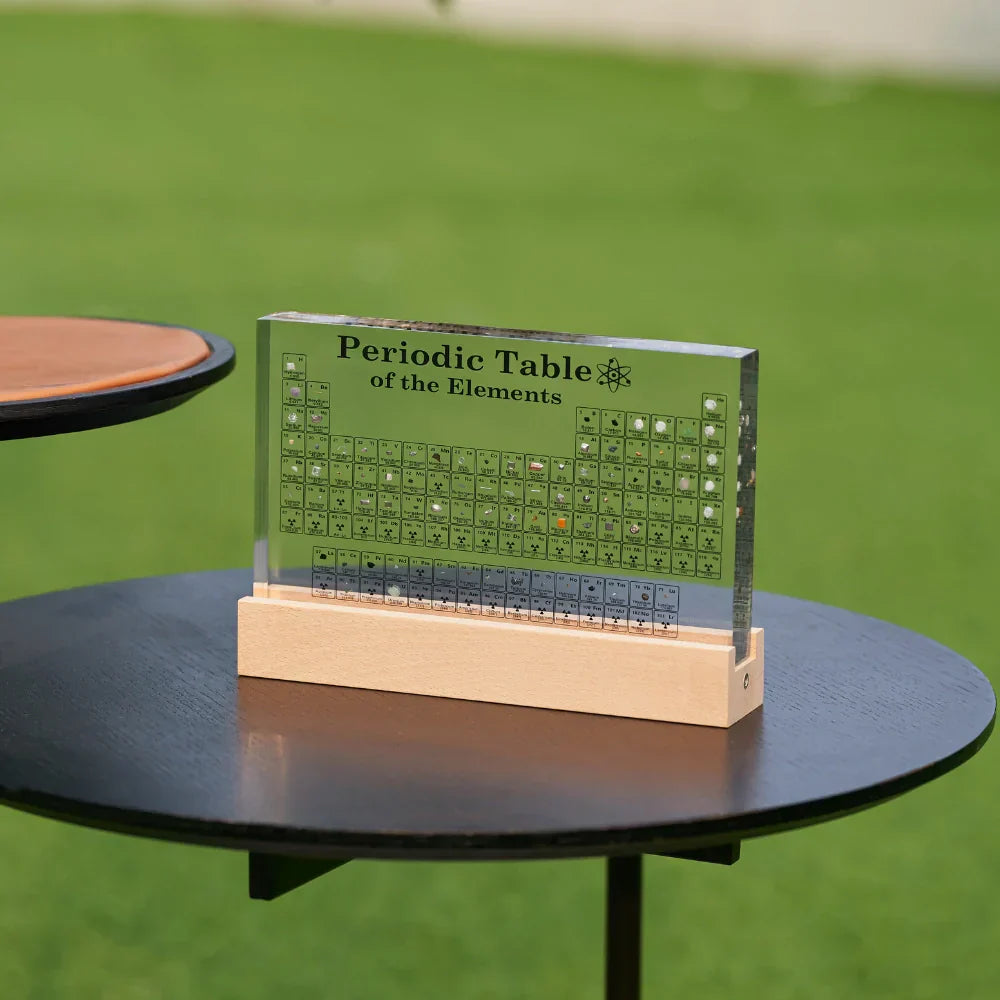 Akryl LED-borddisplay til grundstoffer i det periodiske system